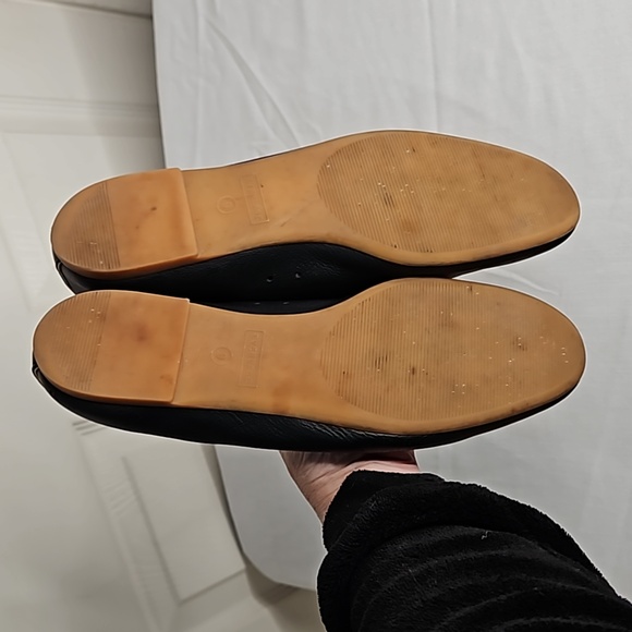 Everlane The day glove black leather ballet flats made in italy size 9 - Picture 9 of 9